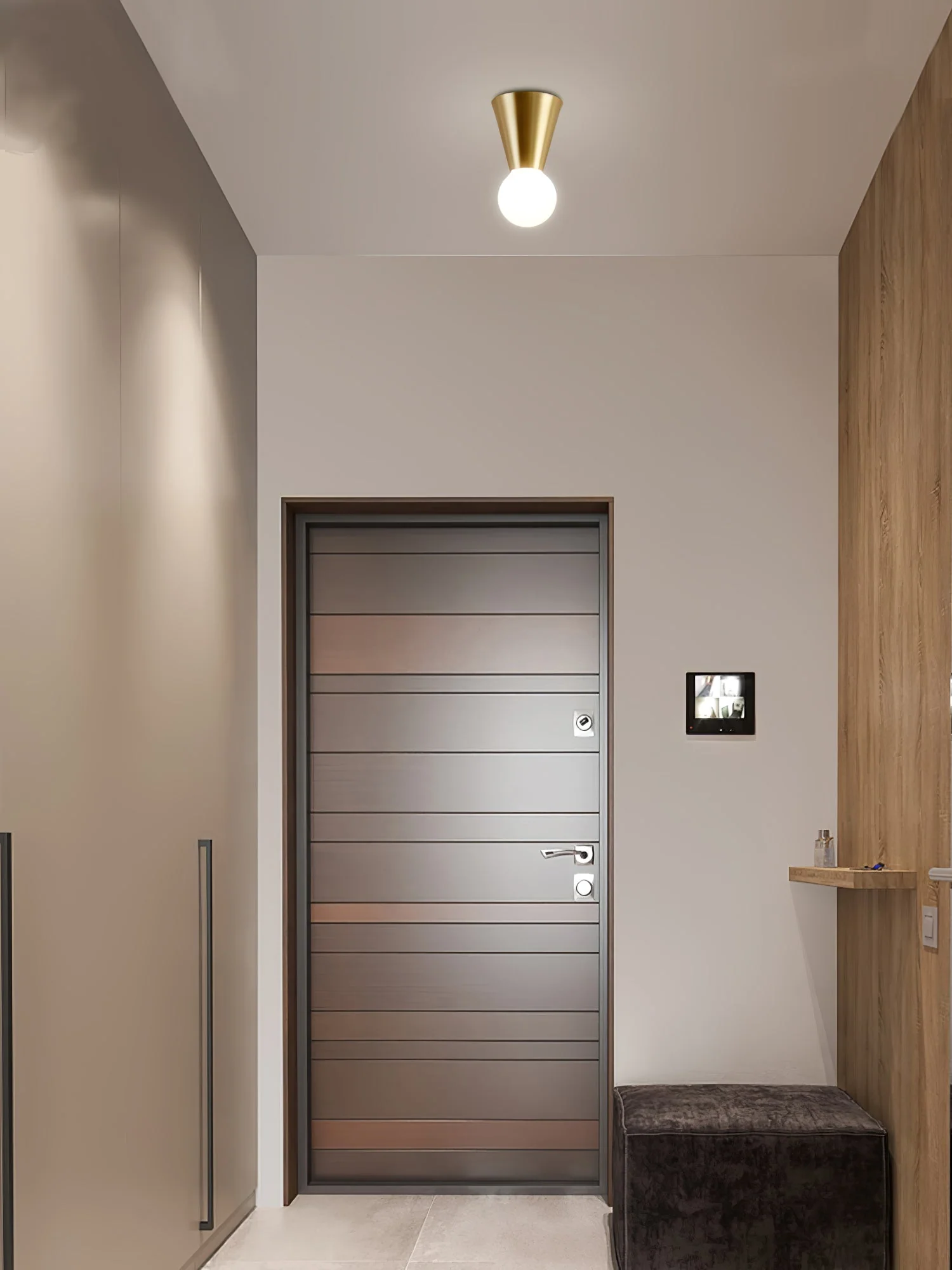 Nycareth Modern Minimalist Glass Ceiling Lamp - Image 26