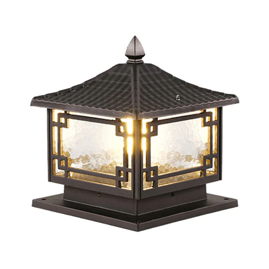 Nydia Waterproof European Outdoor Pillar Lights - Image 11