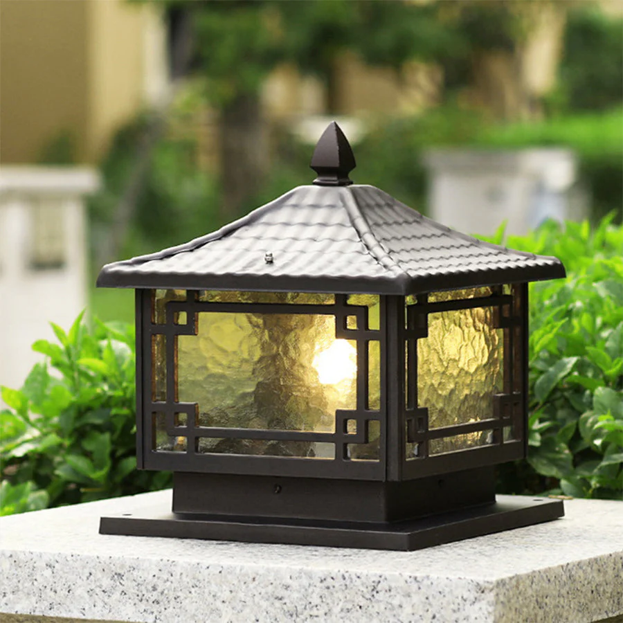 Nydia Waterproof European Outdoor Pillar Lights - Image 6