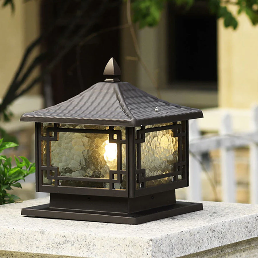 Nydia Waterproof European Outdoor Pillar Lights - Image 7
