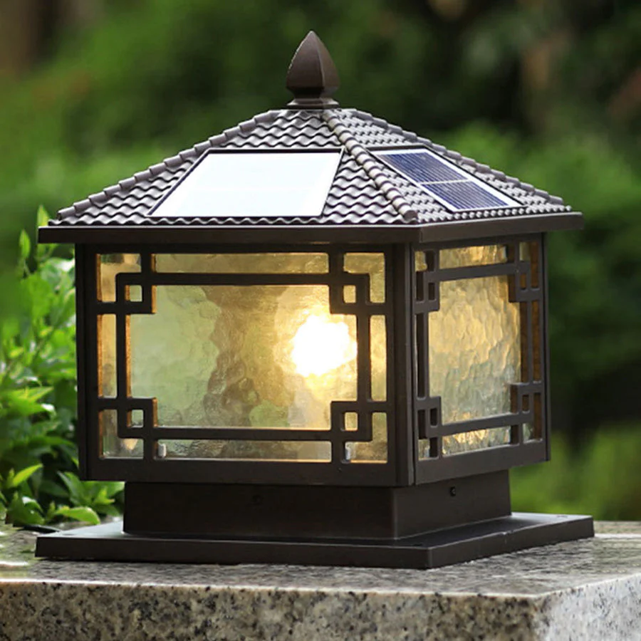 Nydia Waterproof European Outdoor Pillar Lights - Image 8