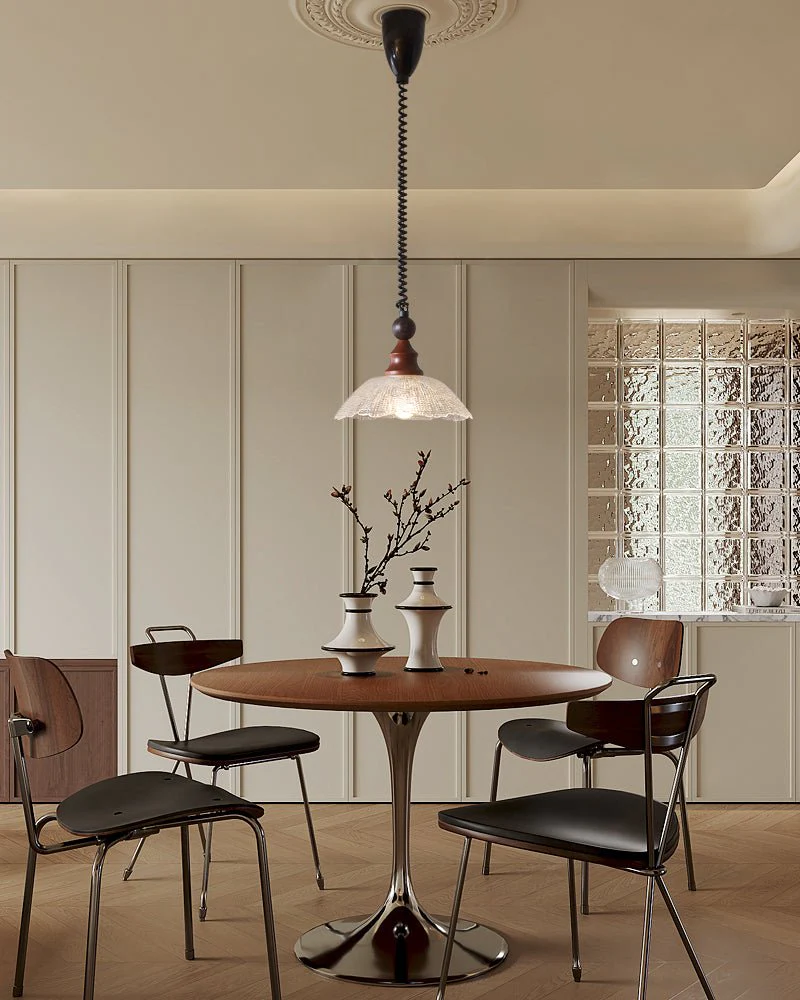 Nydoreth Elegance Vintage Art Wood Pendant Lamp - Image 36