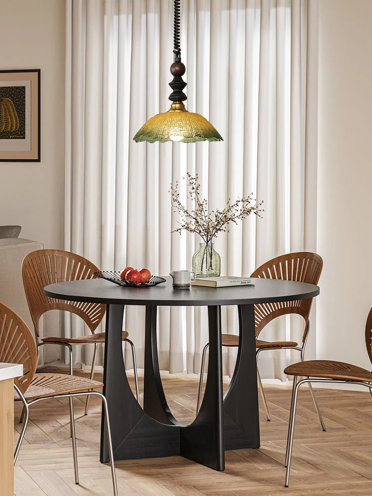 Nydoreth Elegance Vintage Art Wood Pendant Lamp - Image 45