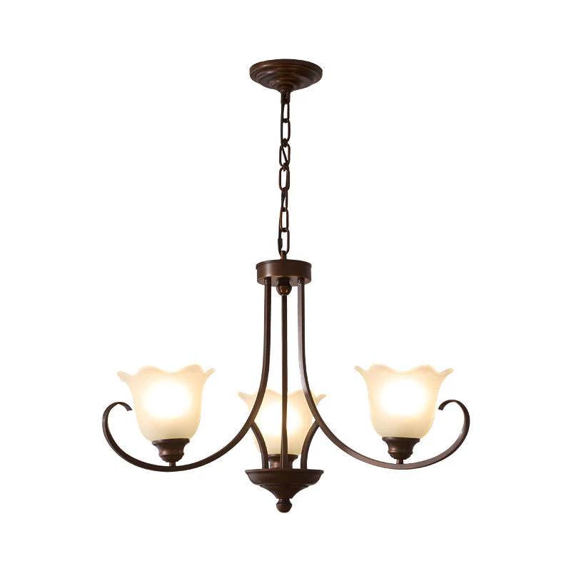Nydorisra Elegance Vintage Floral Glass Chandelier - Image 36