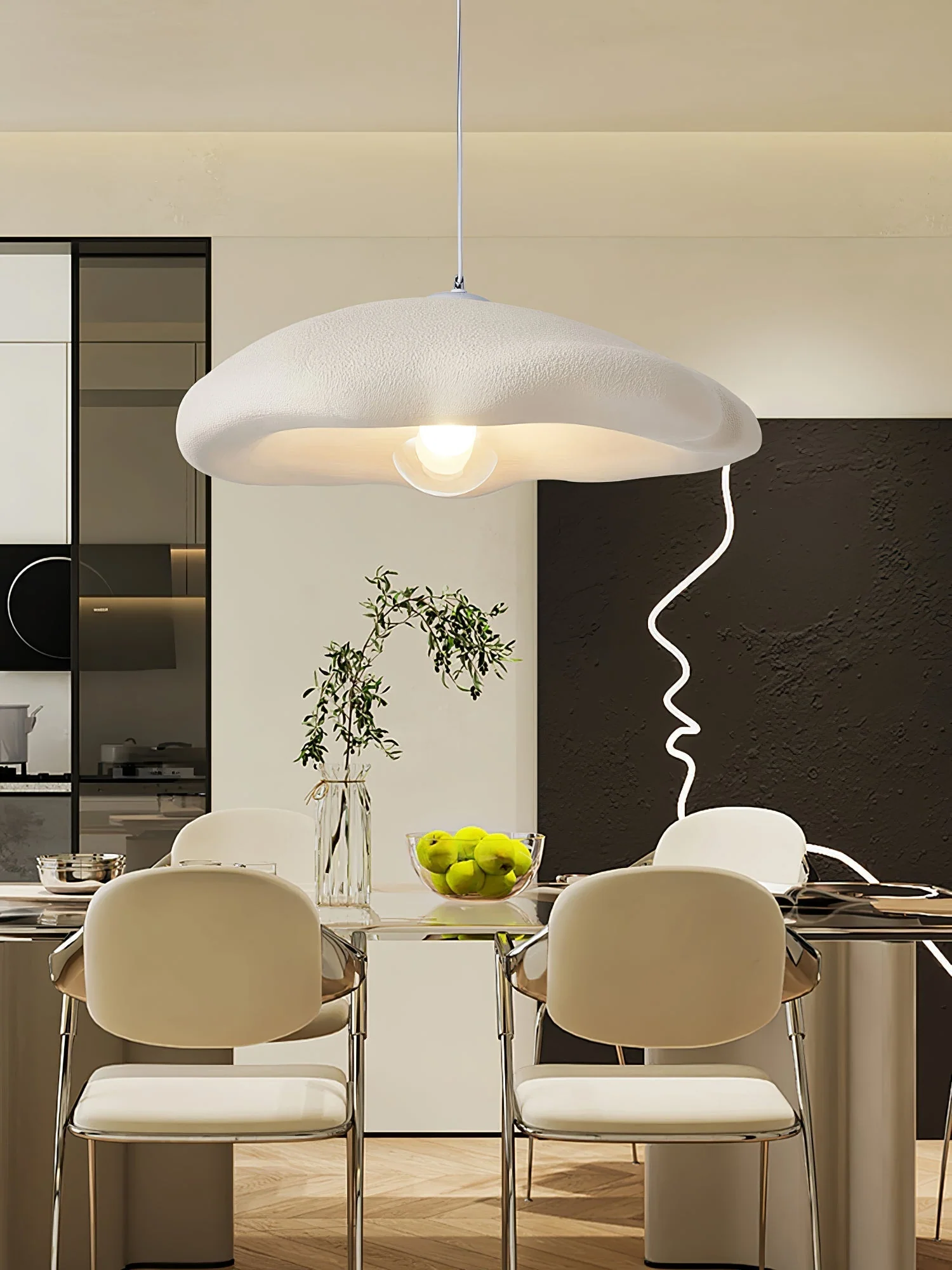 Nylire Modern Minimalist Art Plastic Pendant Light - Image 5