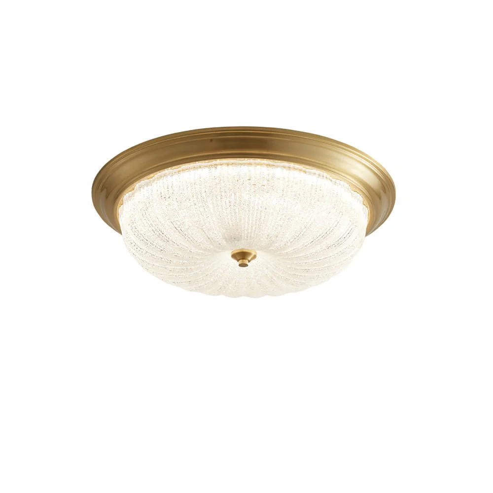 Nyrinis Traditional Classic Brass Glass Ceiling Light - Image 14