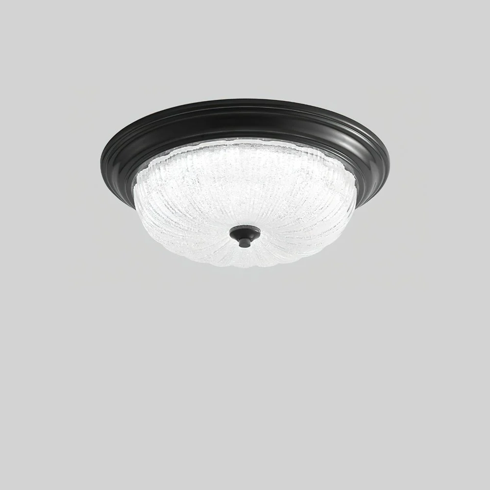 Nyrinis Traditional Classic Brass Glass Ceiling Light - Image 3