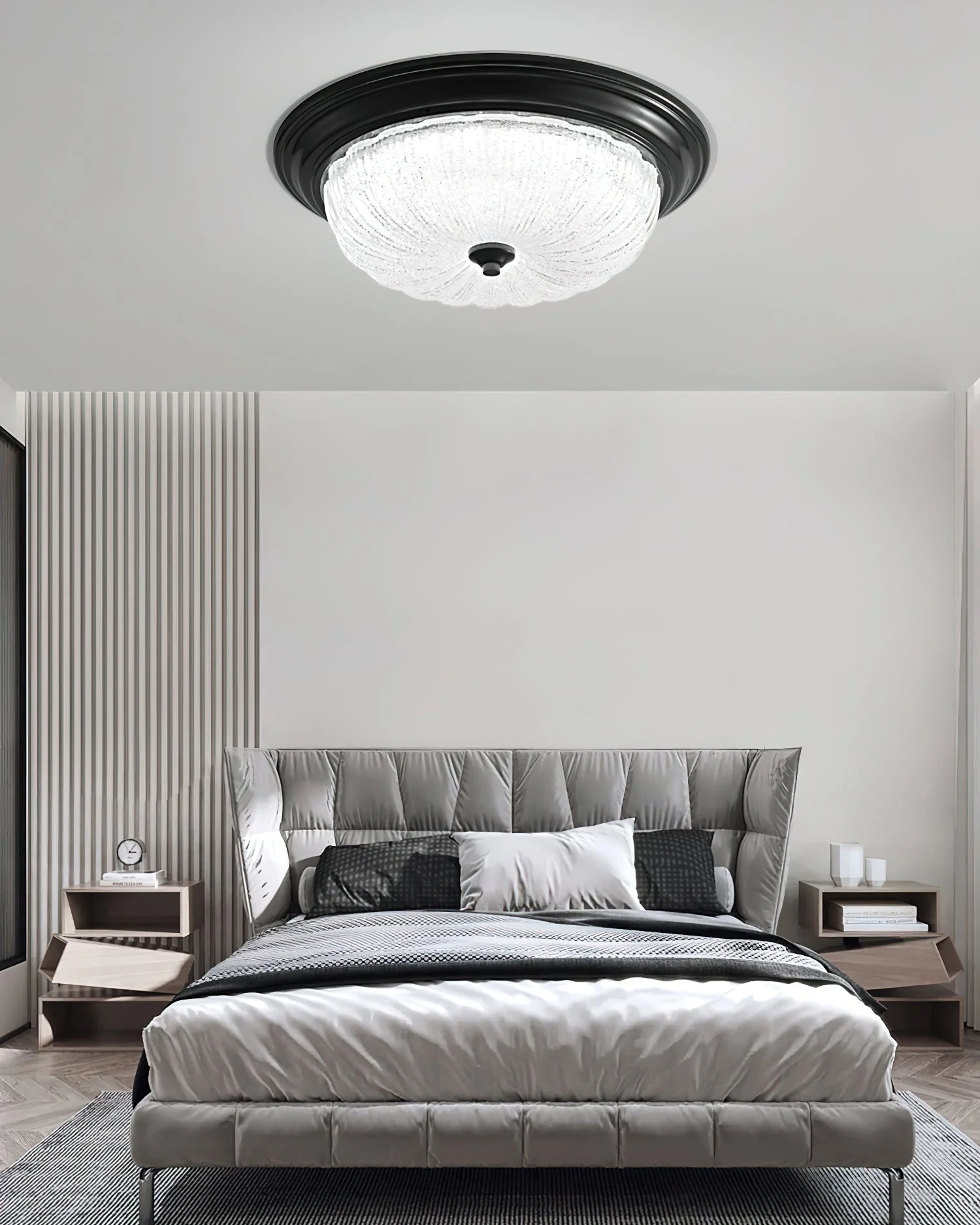 Nyrinis Traditional Classic Brass Glass Ceiling Light - Image 7