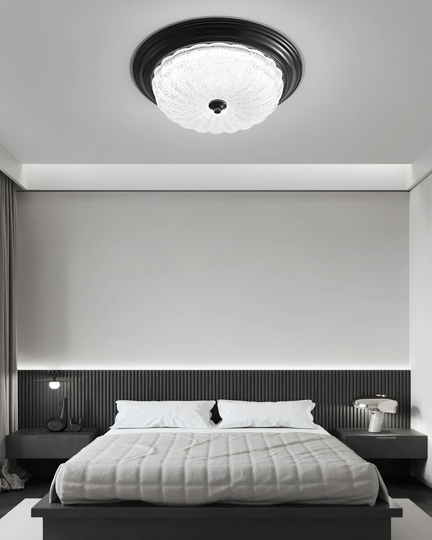 Nyrinis Traditional Classic Brass Glass Ceiling Light - Image 8