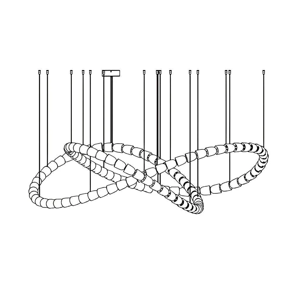 Nysilisra Luxe Crystal Pendant Light - Image 9