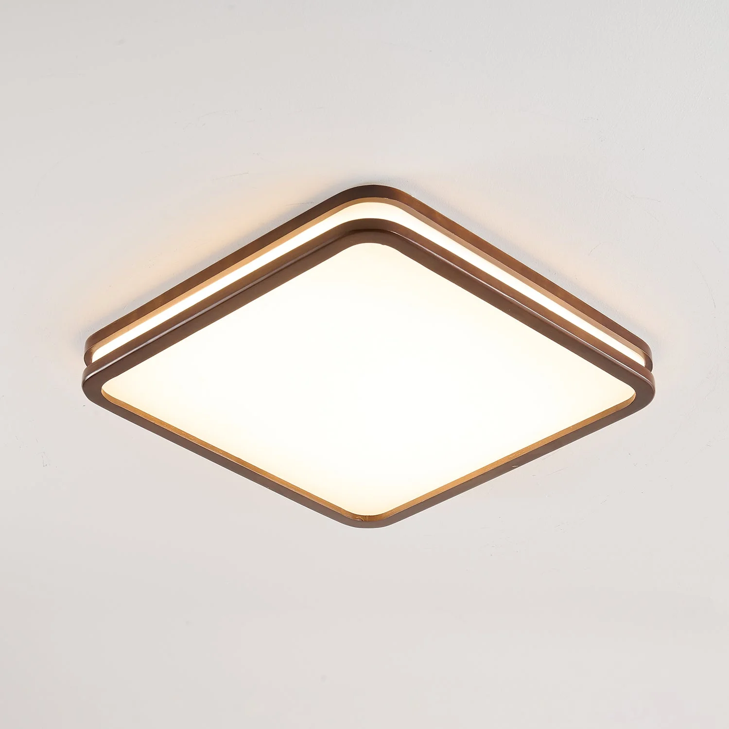 Nysilos Modern Minimalist Wood Ceiling Light - Image 11