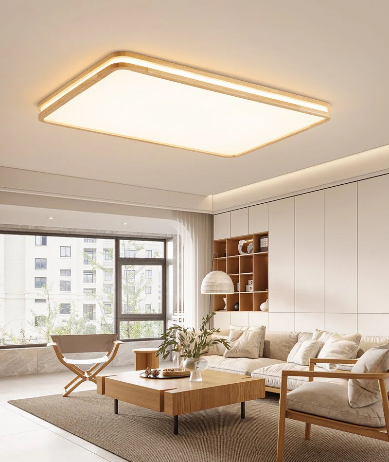Nysilos Modern Minimalist Wood Ceiling Light - Image 16