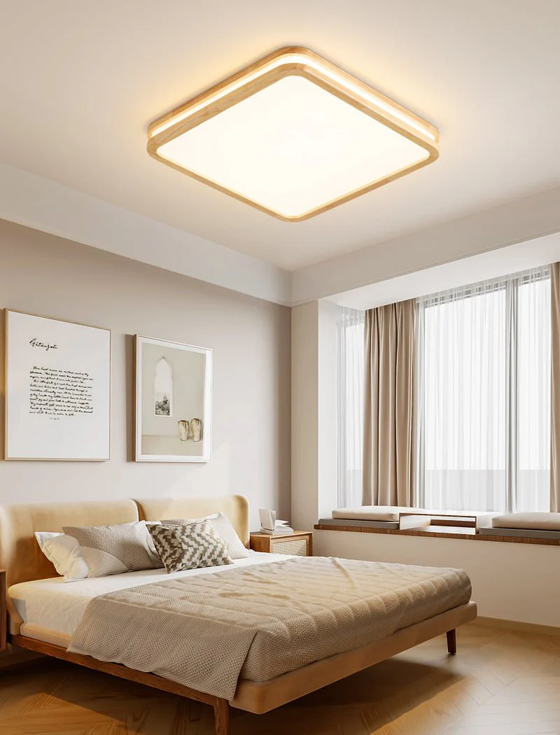 Nysilos Modern Minimalist Wood Ceiling Light - Image 28
