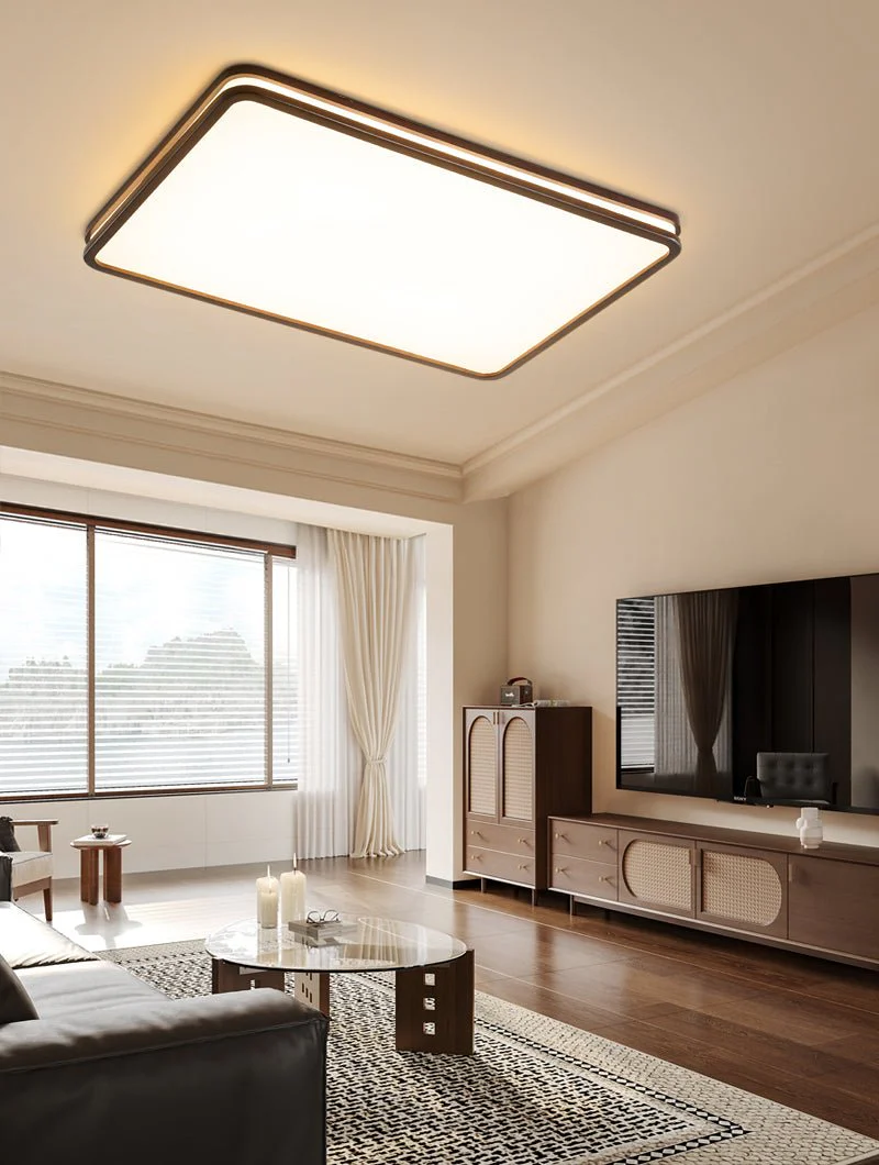 Nysilos Modern Minimalist Wood Ceiling Light - Image 36