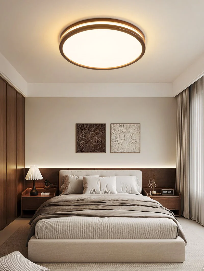 Nysilos Modern Minimalist Wood Ceiling Light - Image 38