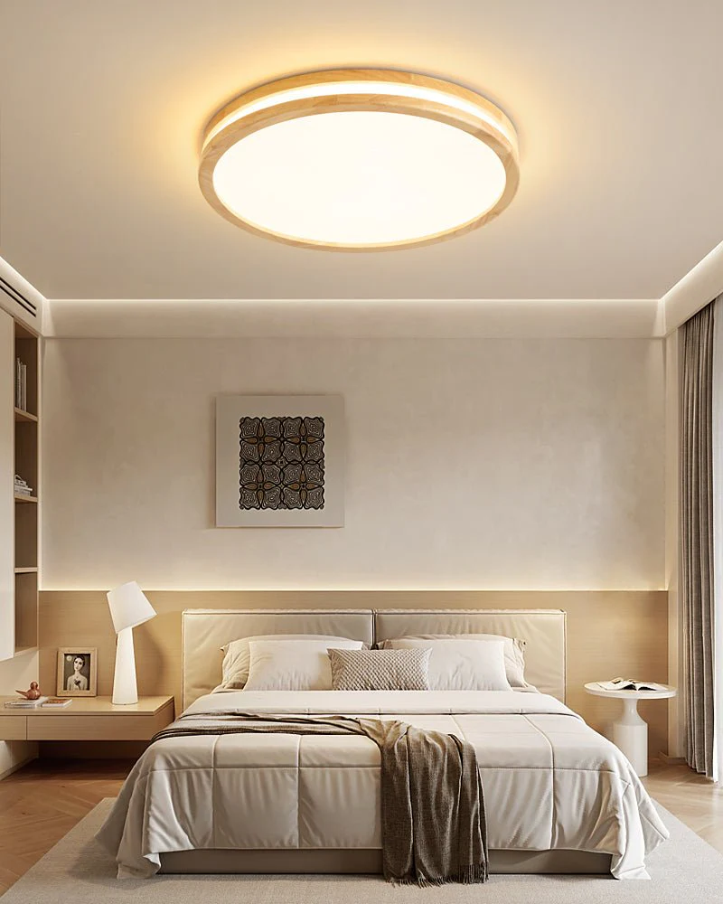 Nysilos Modern Minimalist Wood Ceiling Light - Image 40