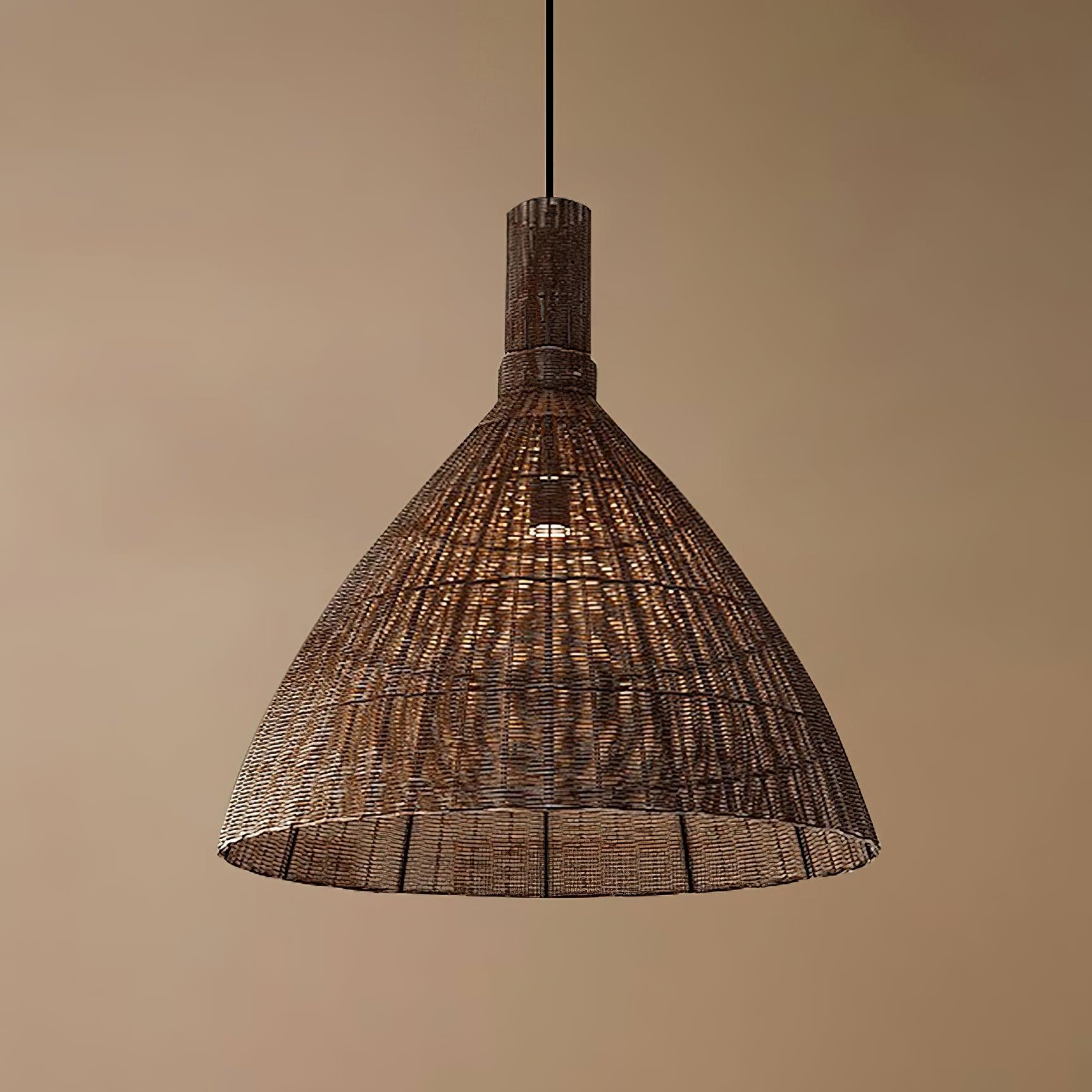 Nytheos Art Natural Rattan Pendant Light - Image 15