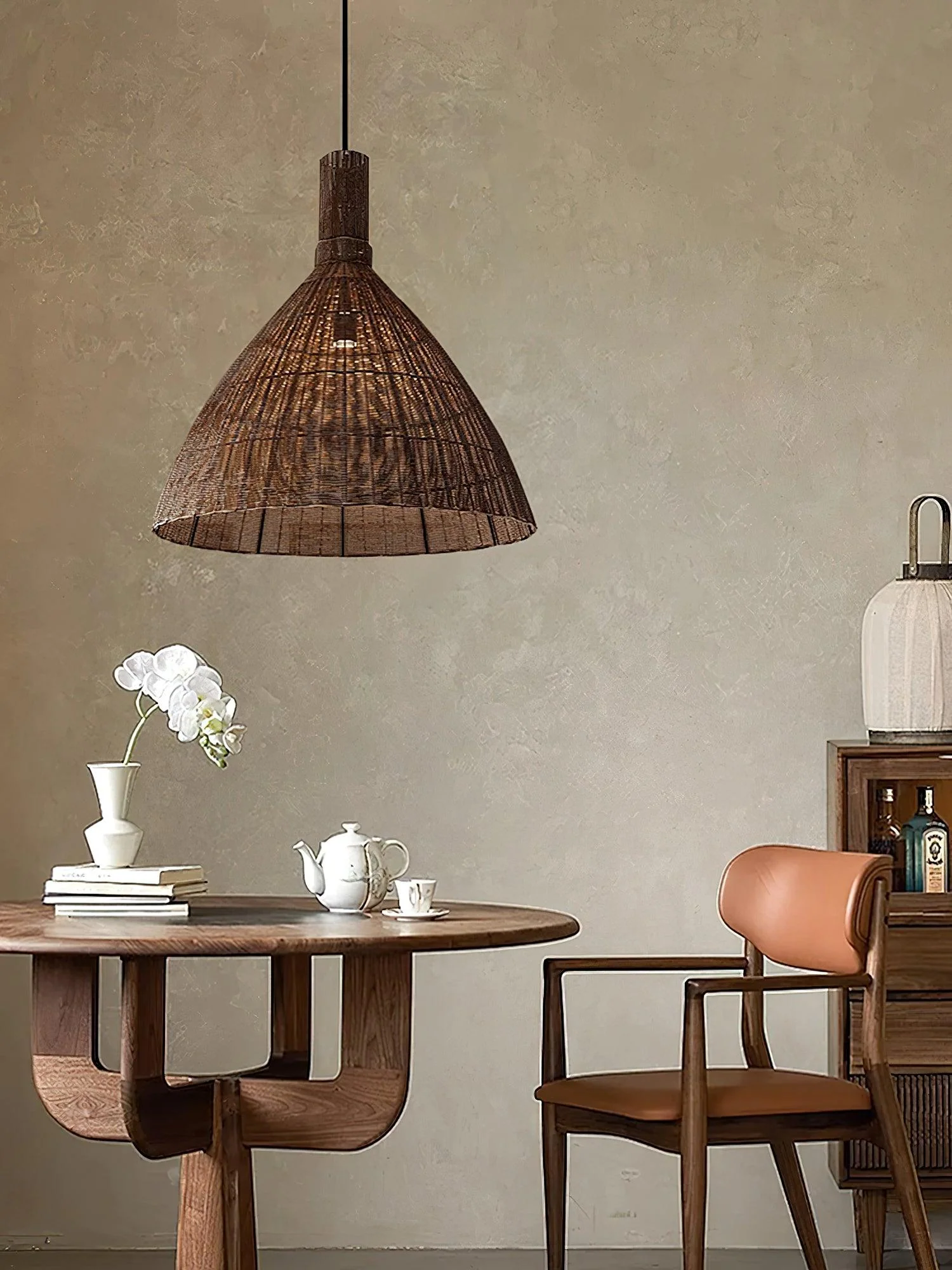 Nytheos Art Natural Rattan Pendant Light - Image 8