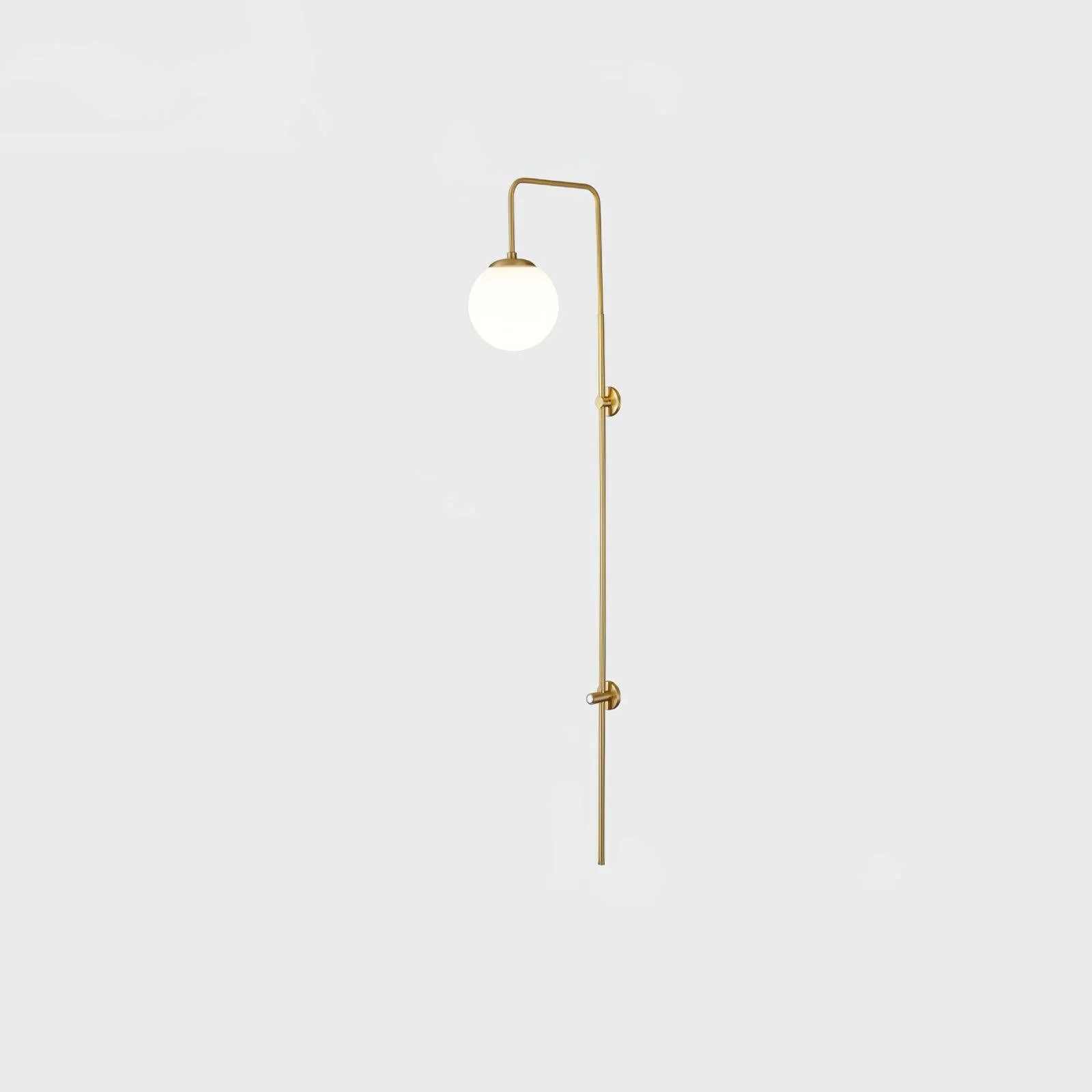 Nyvaris Modern Minimalist Globe Brass Glass Sconce Wall lamp - Image 19
