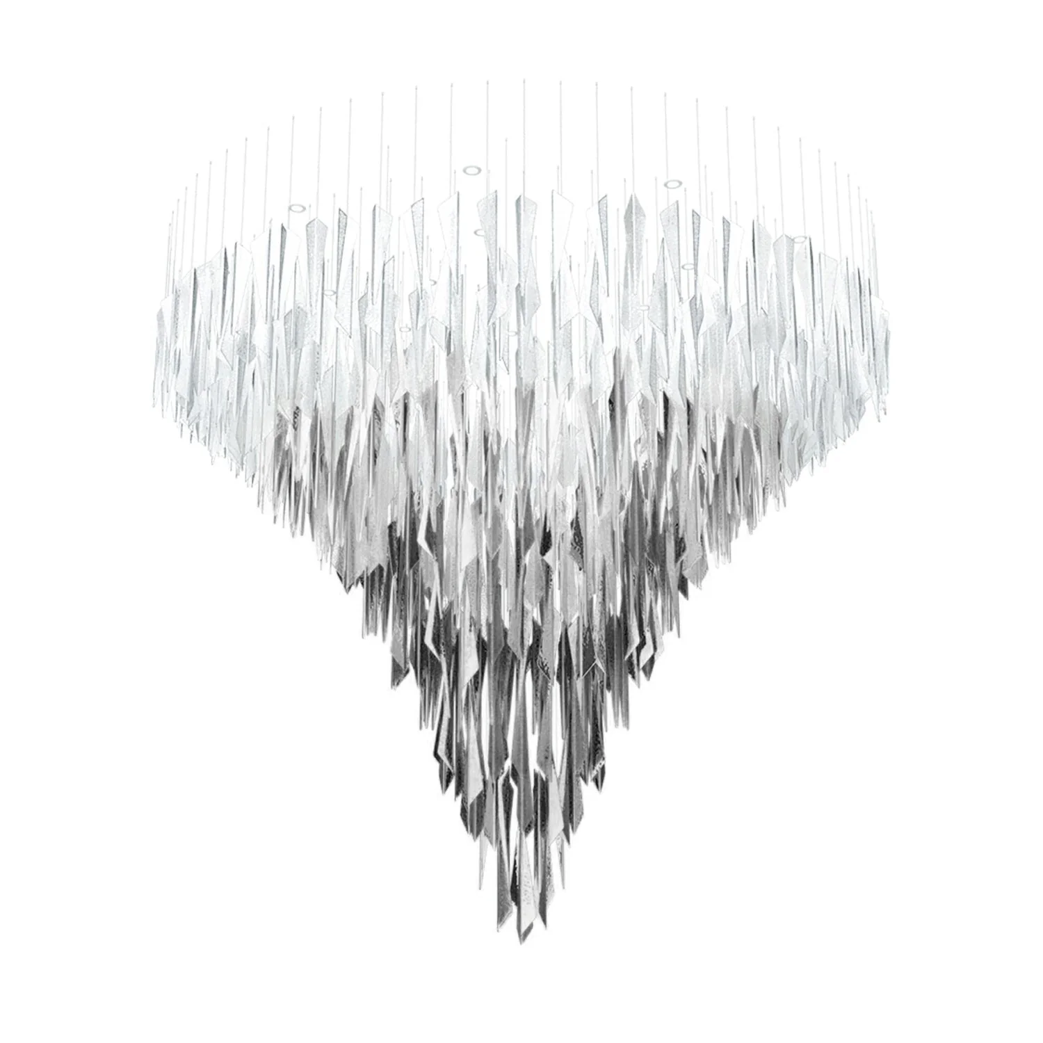 Nyvinia Glass Feather-Shape Chandelier - Image 29