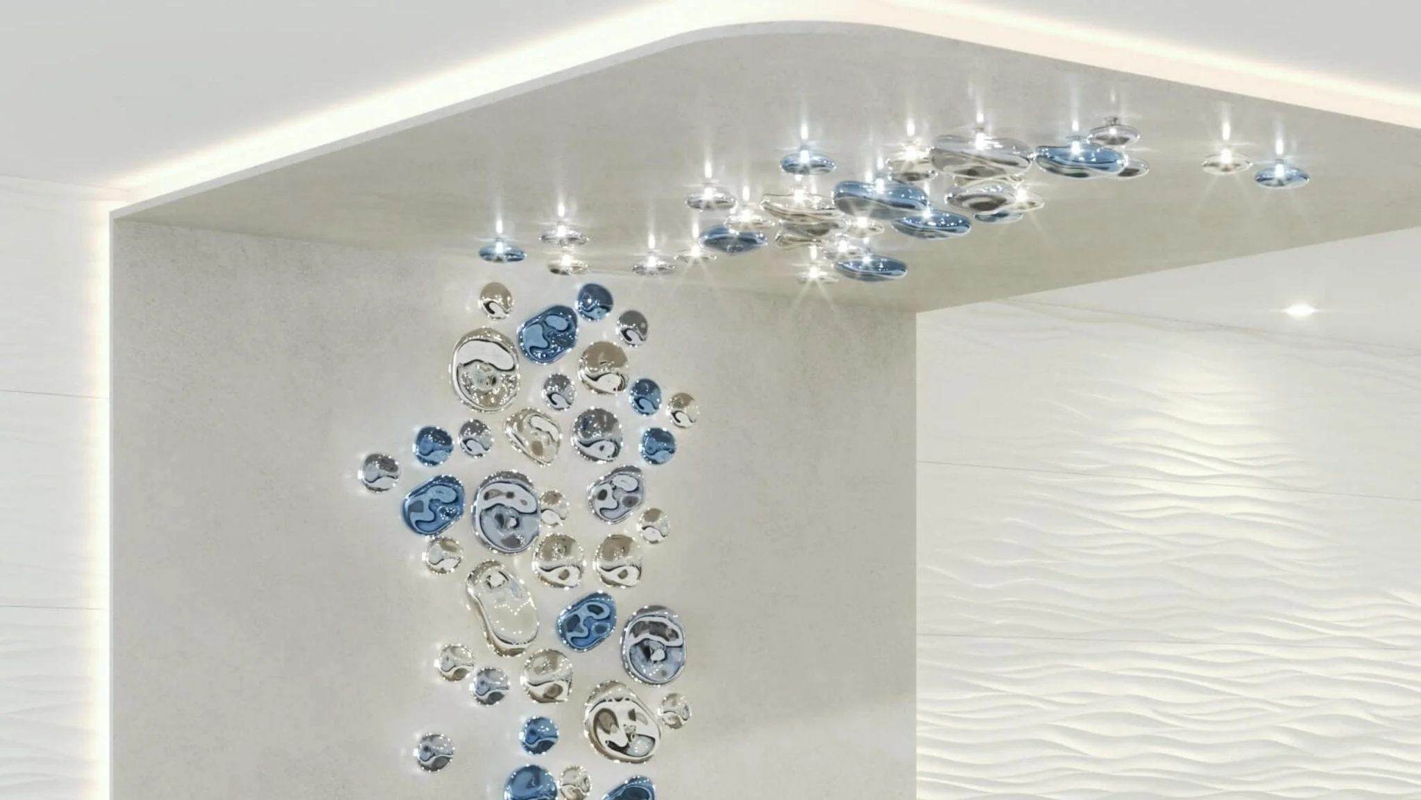 Nyzoris Bubble Glass Wall Light - Image 2