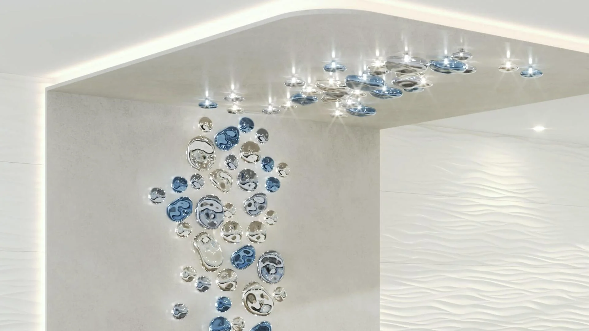 Nyzoris Bubble Glass Wall Light - Image 5