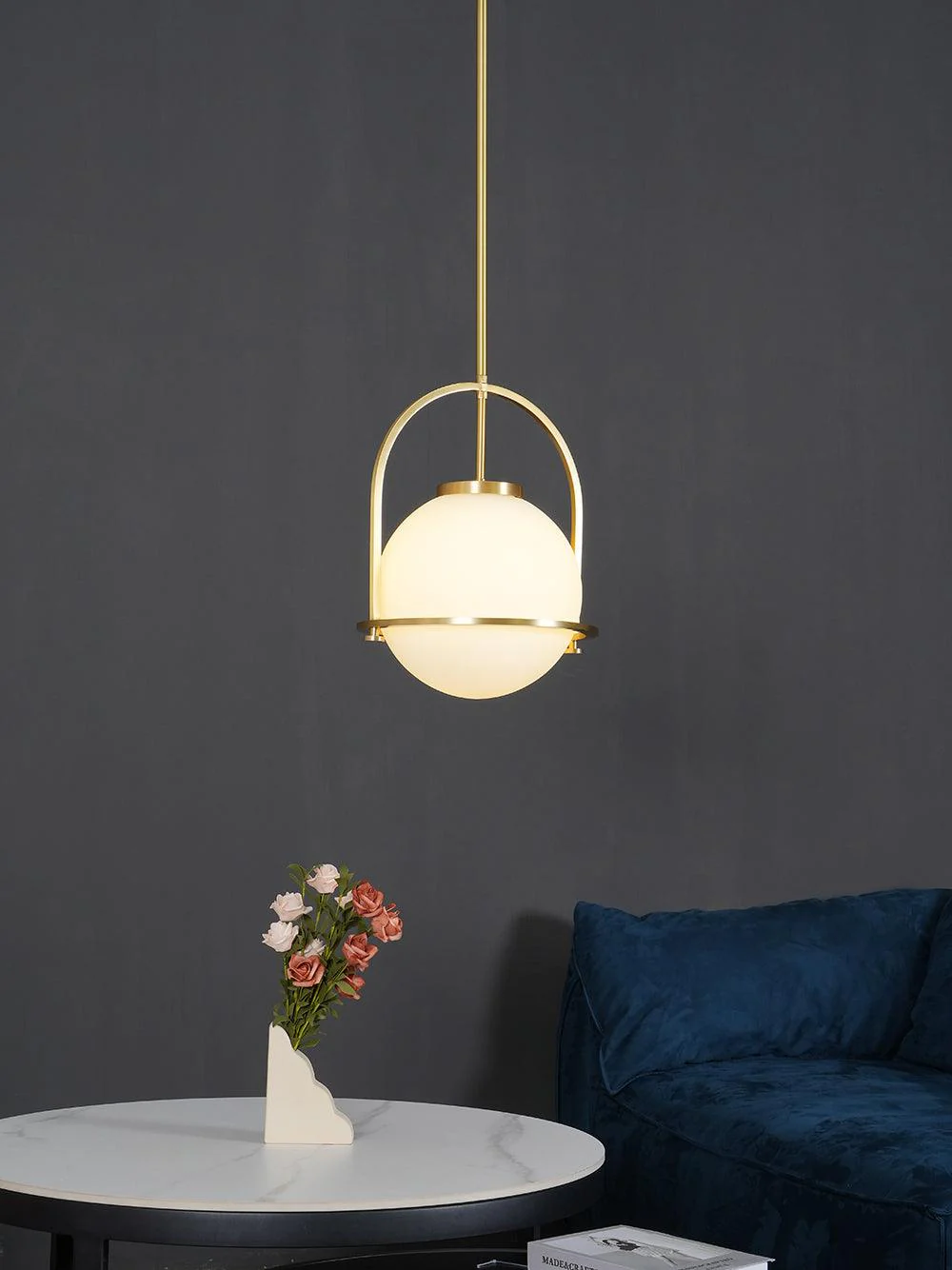 Obsidian Modern Glass Pendant Light - Image 12