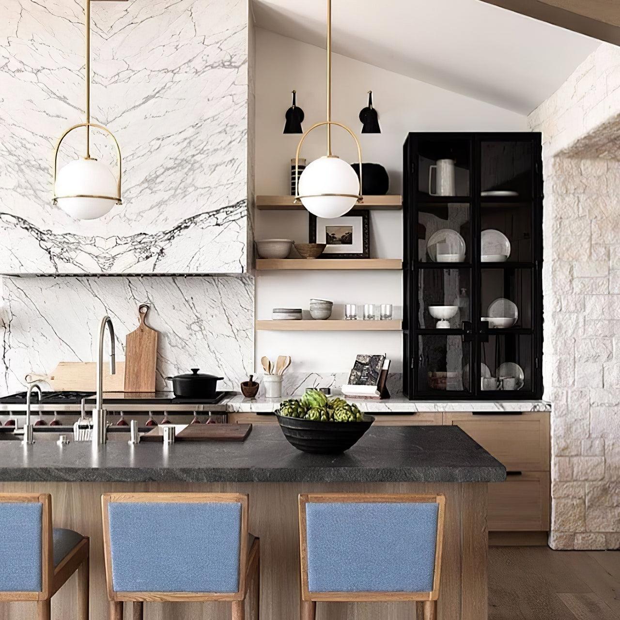 Obsidian Modern Glass Pendant Light - Image 5