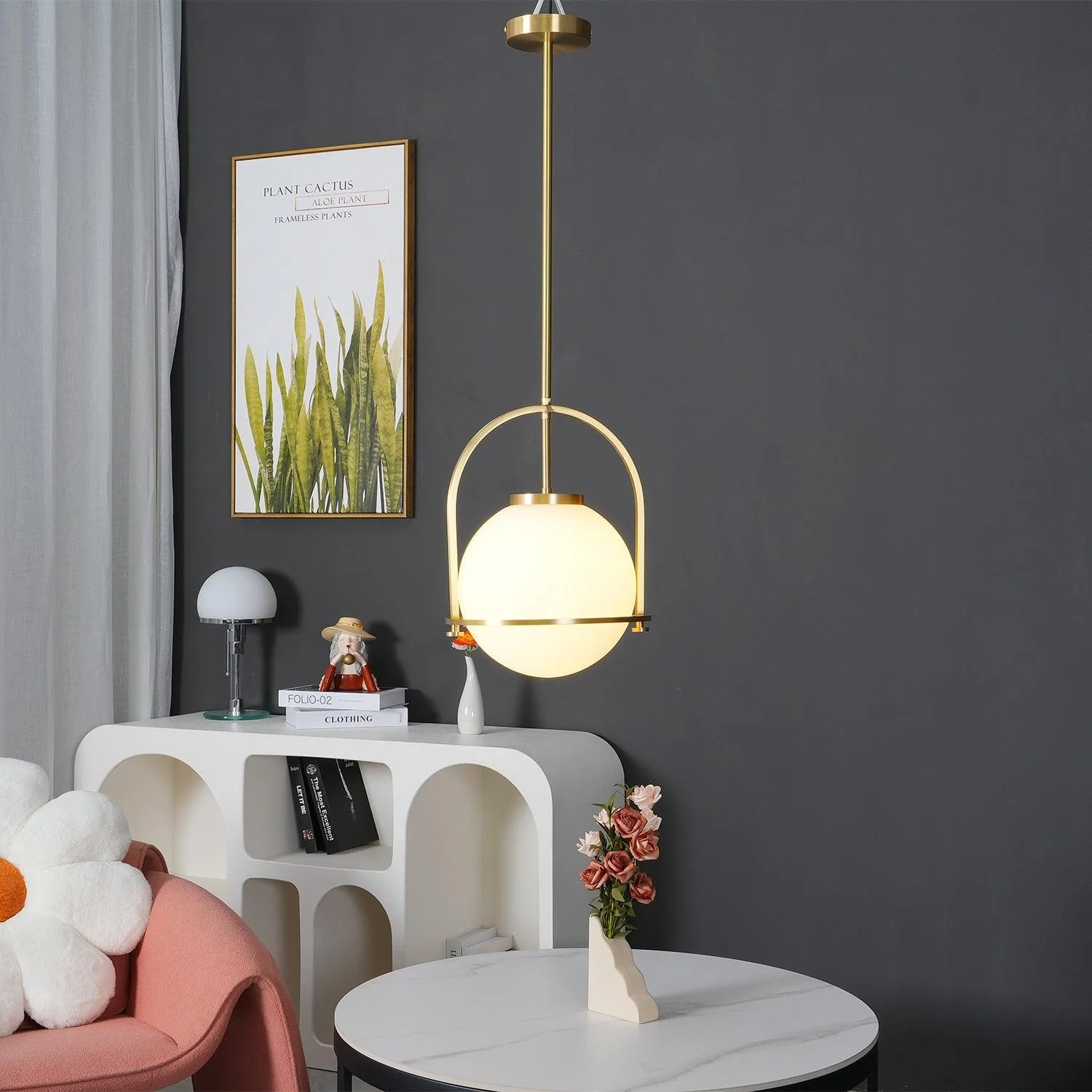 Obsidian Modern Glass Pendant Light - Image 53