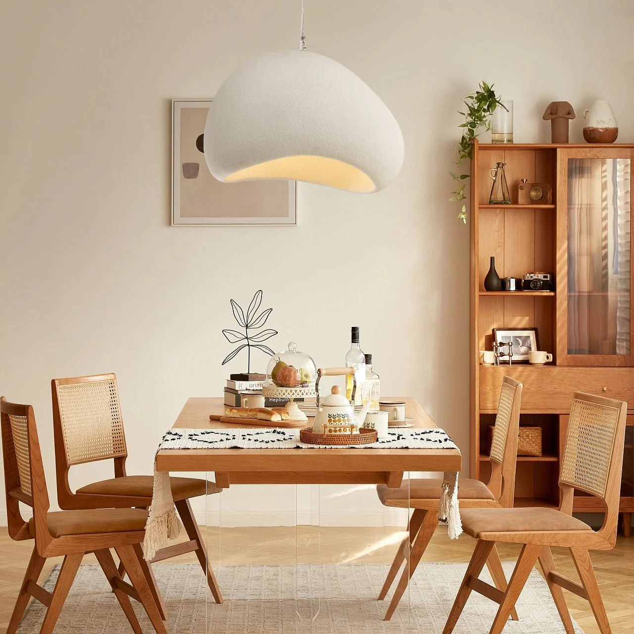 Ocara Modern Minimalist Resin Pendant Light - Image 12