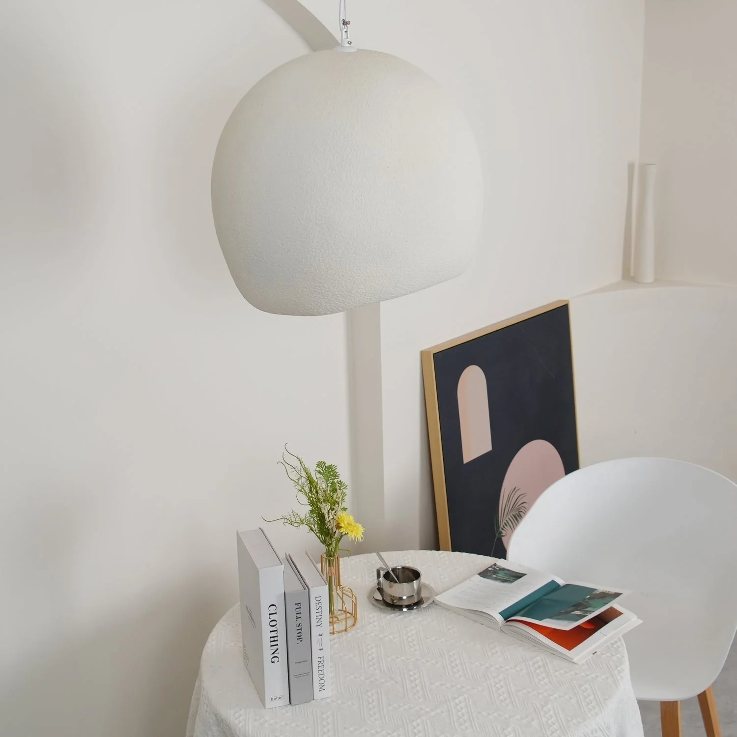Ocara Modern Minimalist Resin Pendant Light - Image 6