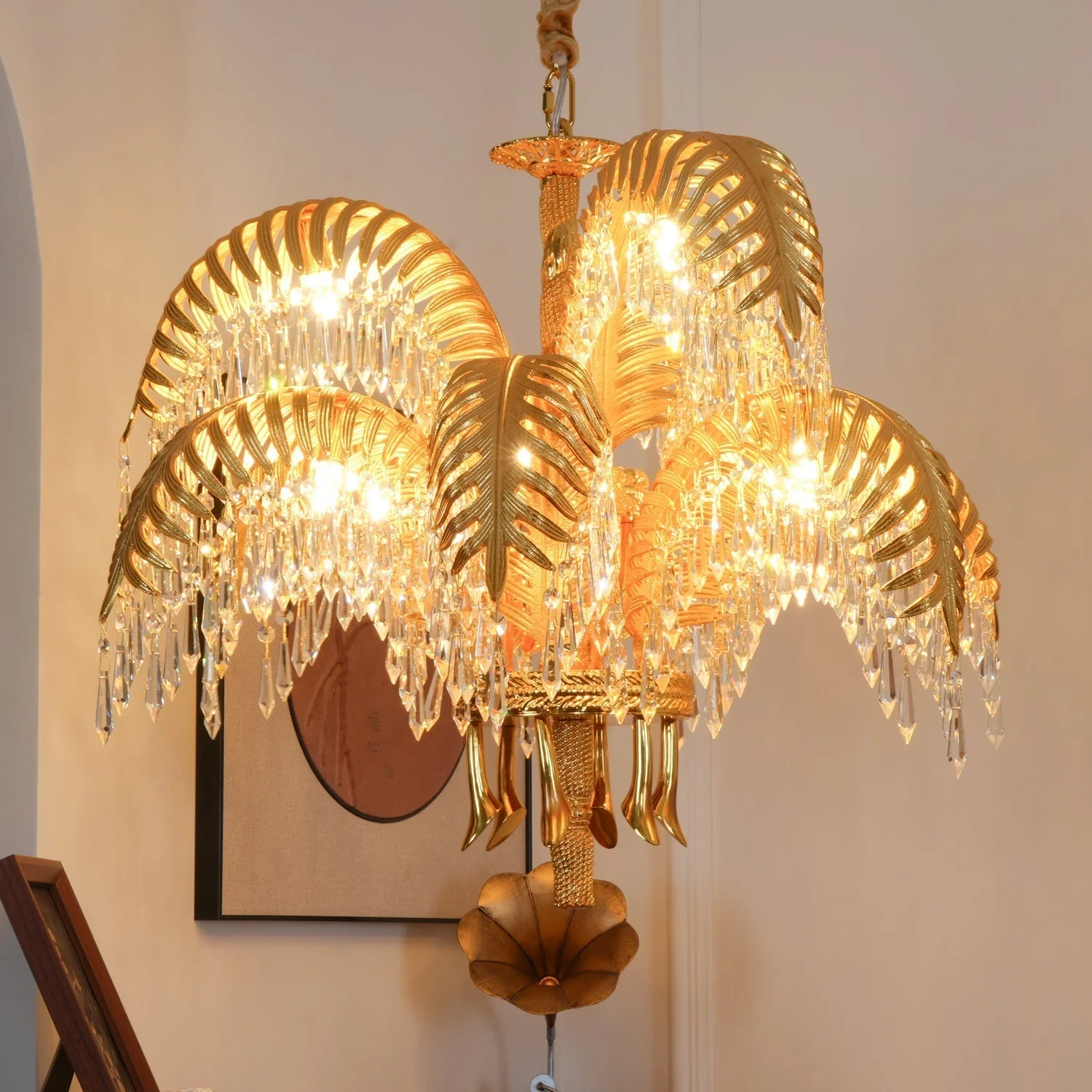 Odoraris Regal Brass Crystal Chandelier - Image 58