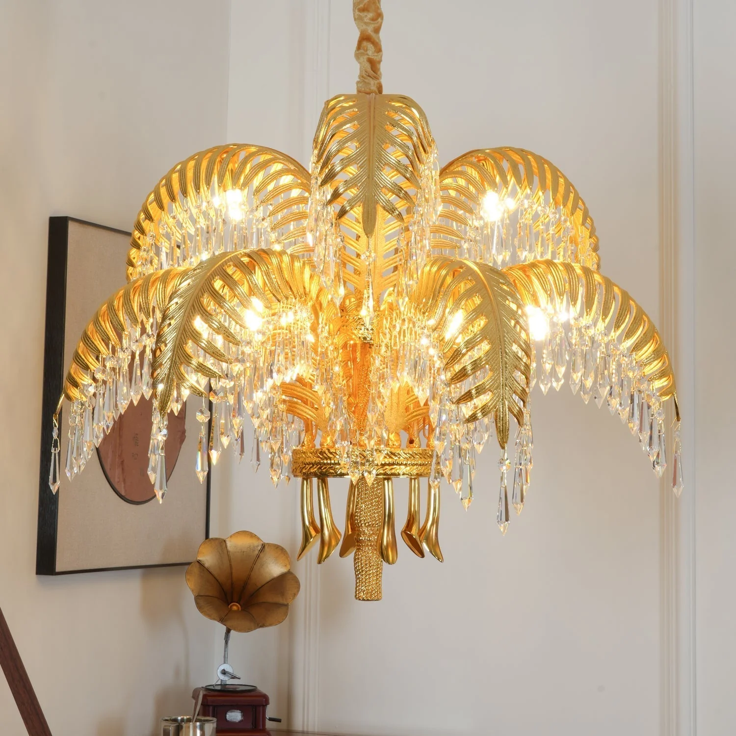 Odoraris Regal Brass Crystal Chandelier - Image 66
