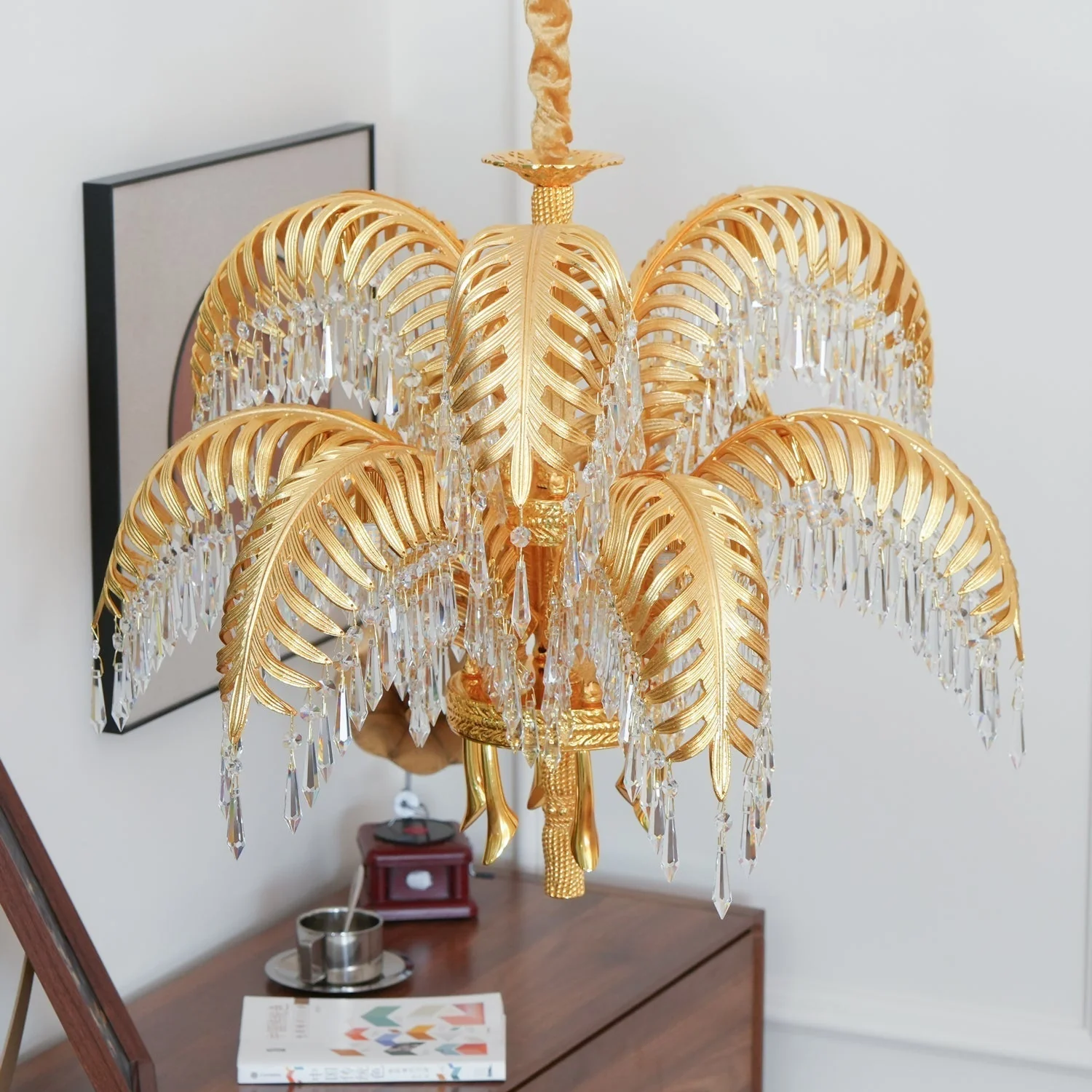 Odoraris Regal Brass Crystal Chandelier - Image 69