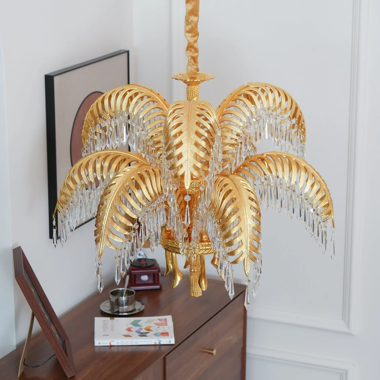 Odoraris Regal Brass Crystal Chandelier - Image 70