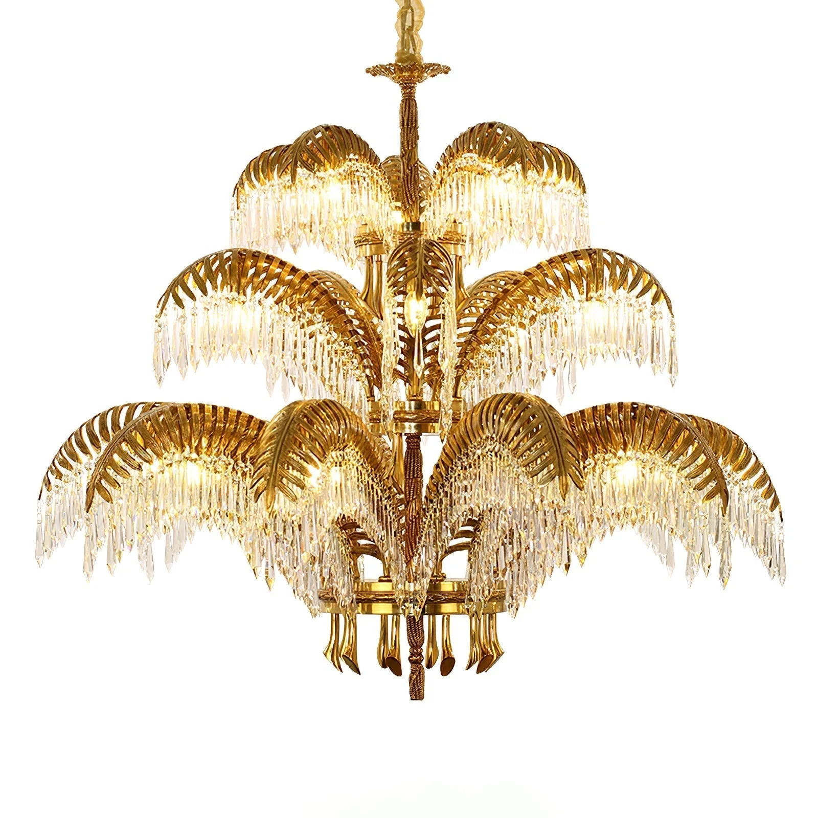 Odoraris Regal Brass Crystal Chandelier - Image 81