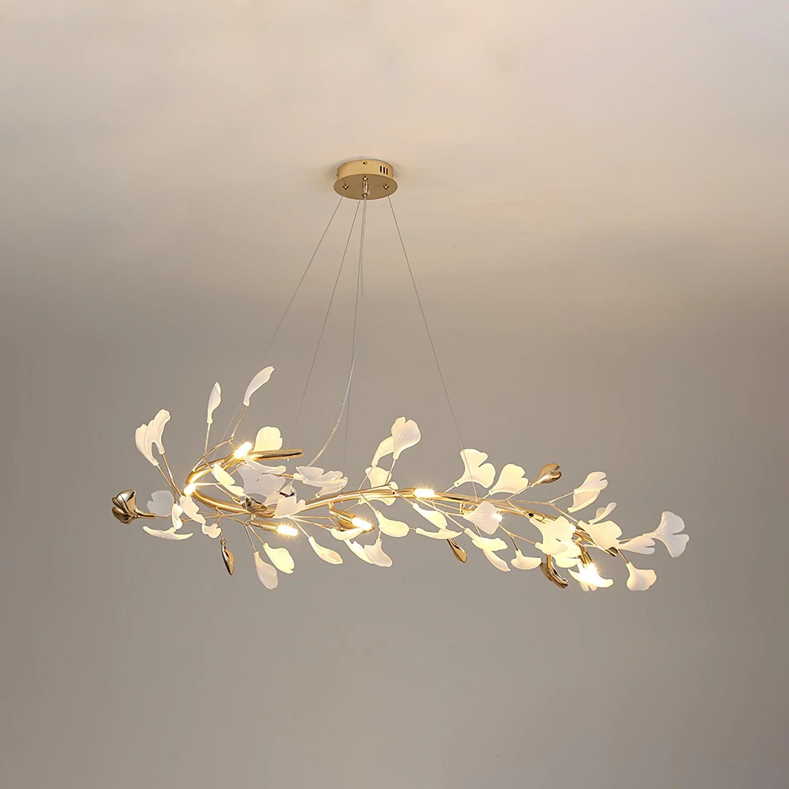 Olivia Ceramic Gingko Chandelier 4 Styles - Image 18