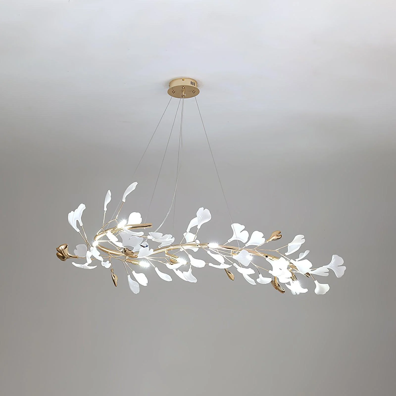 Olivia Ceramic Gingko Chandelier 4 Styles - Image 19