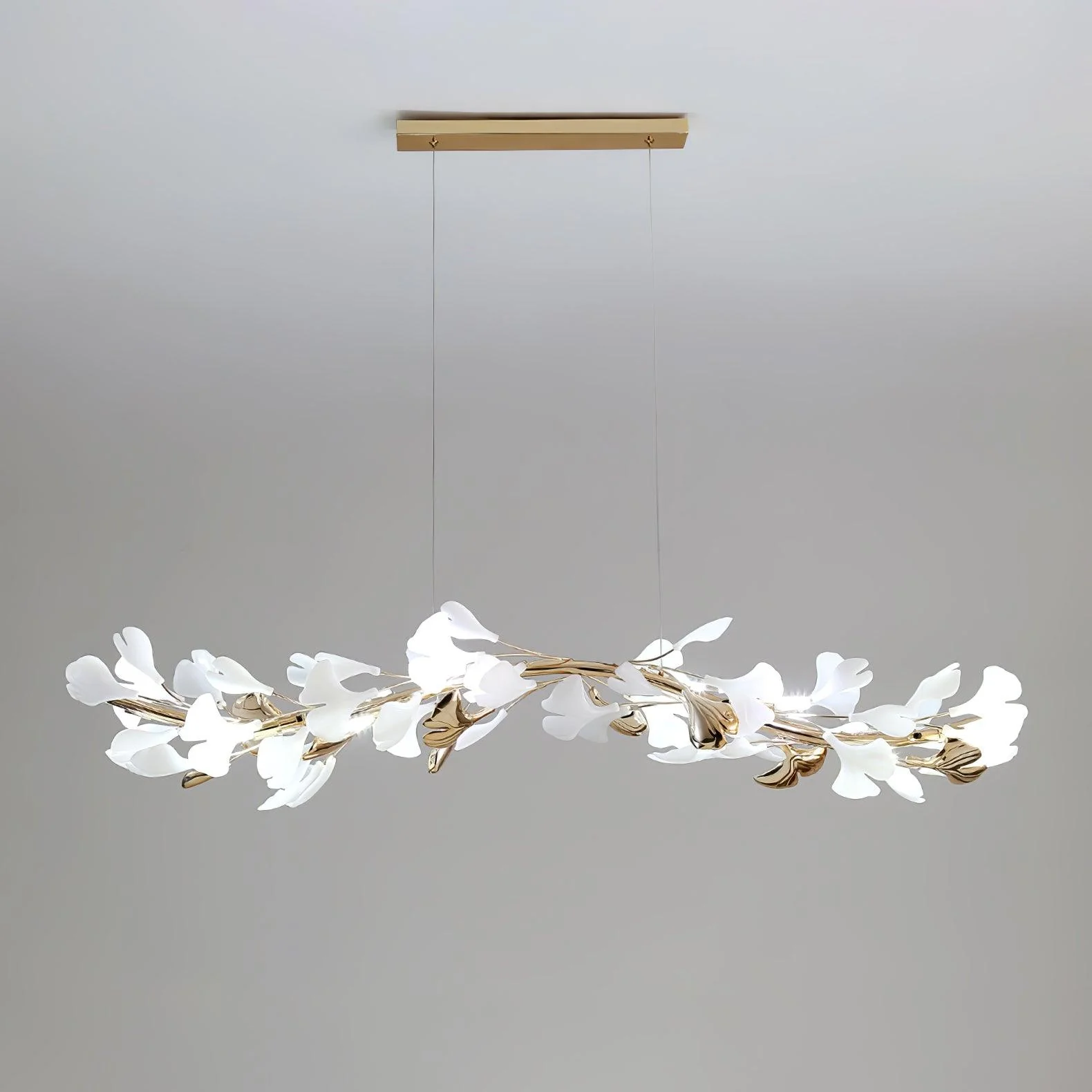 Olivia Ceramic Gingko Chandelier 4 Styles - Image 38