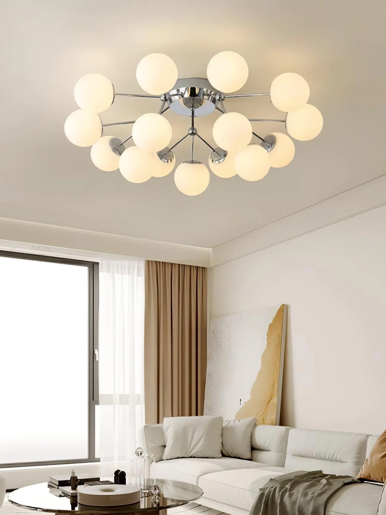 Luxury Glass Bubble. Ceiling Light - Image 14
