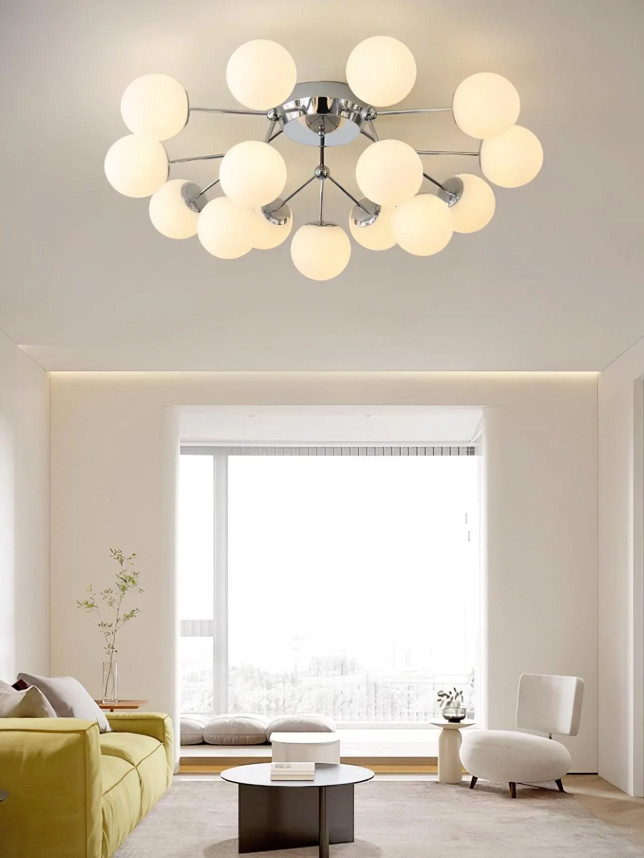 Luxury Glass Bubble. Ceiling Light - Image 15
