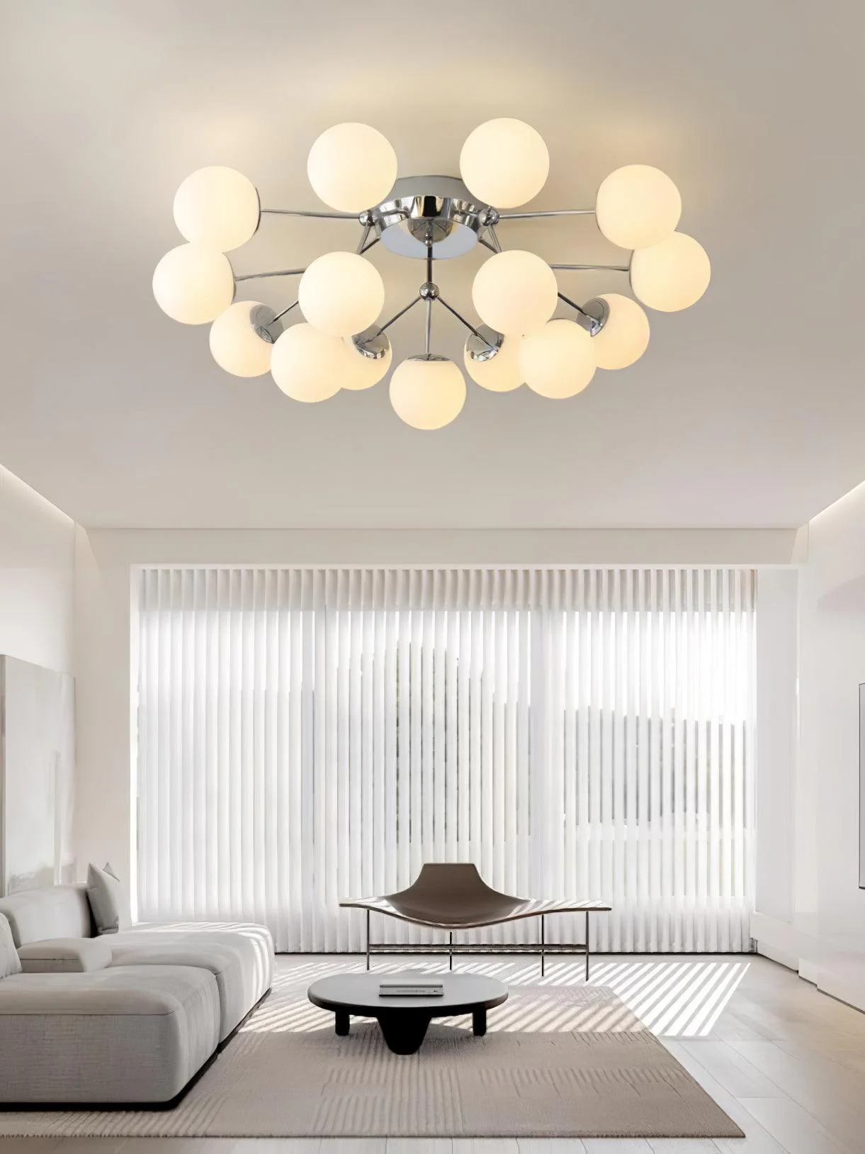 Luxury Glass Bubble. Ceiling Light - Image 16