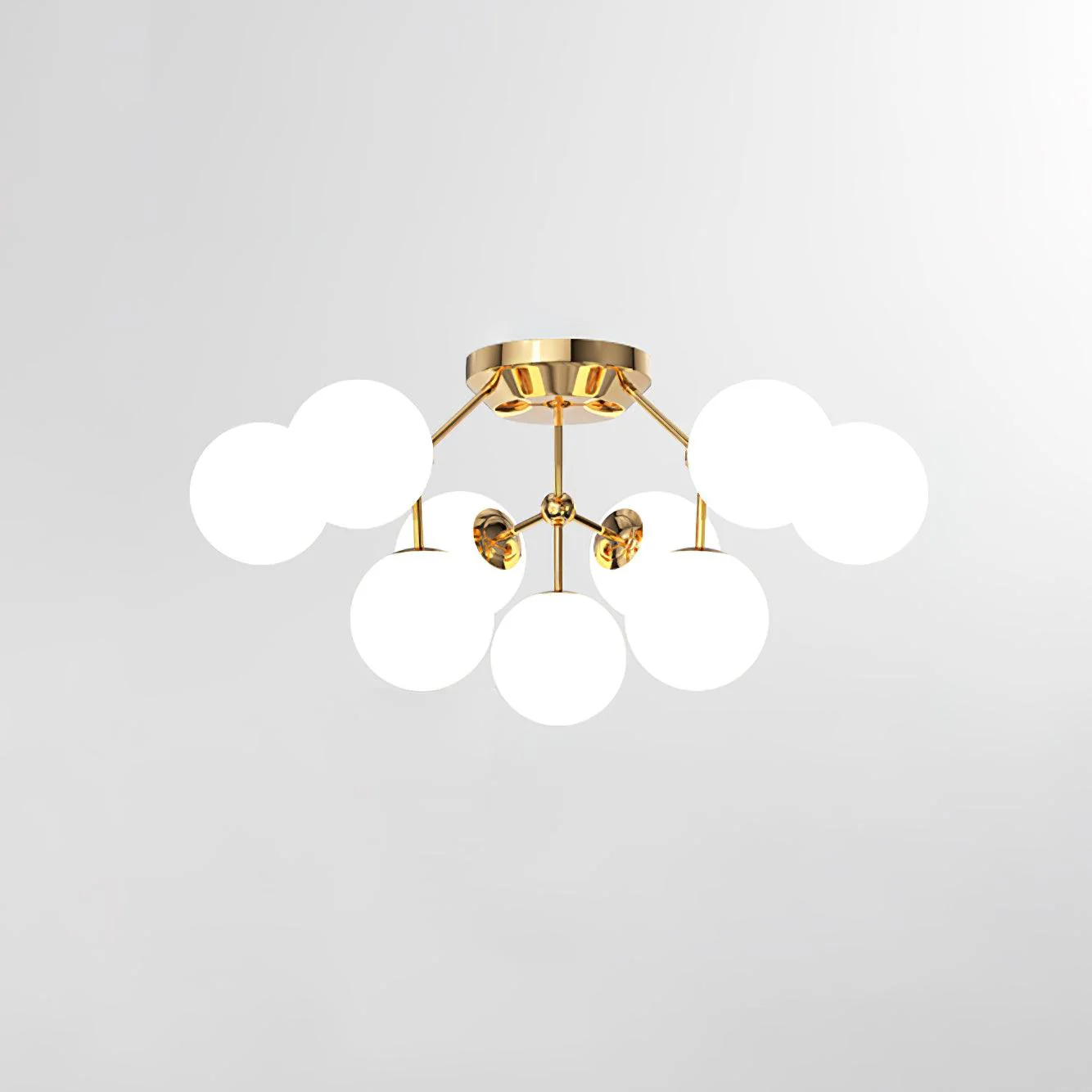 Luxury Glass Bubble. Ceiling Light - Image 8