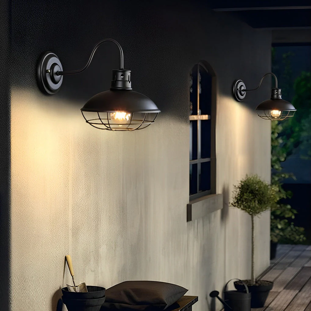 Olivia Retro LED Industrial Outdoor Wall Lights - Image 4