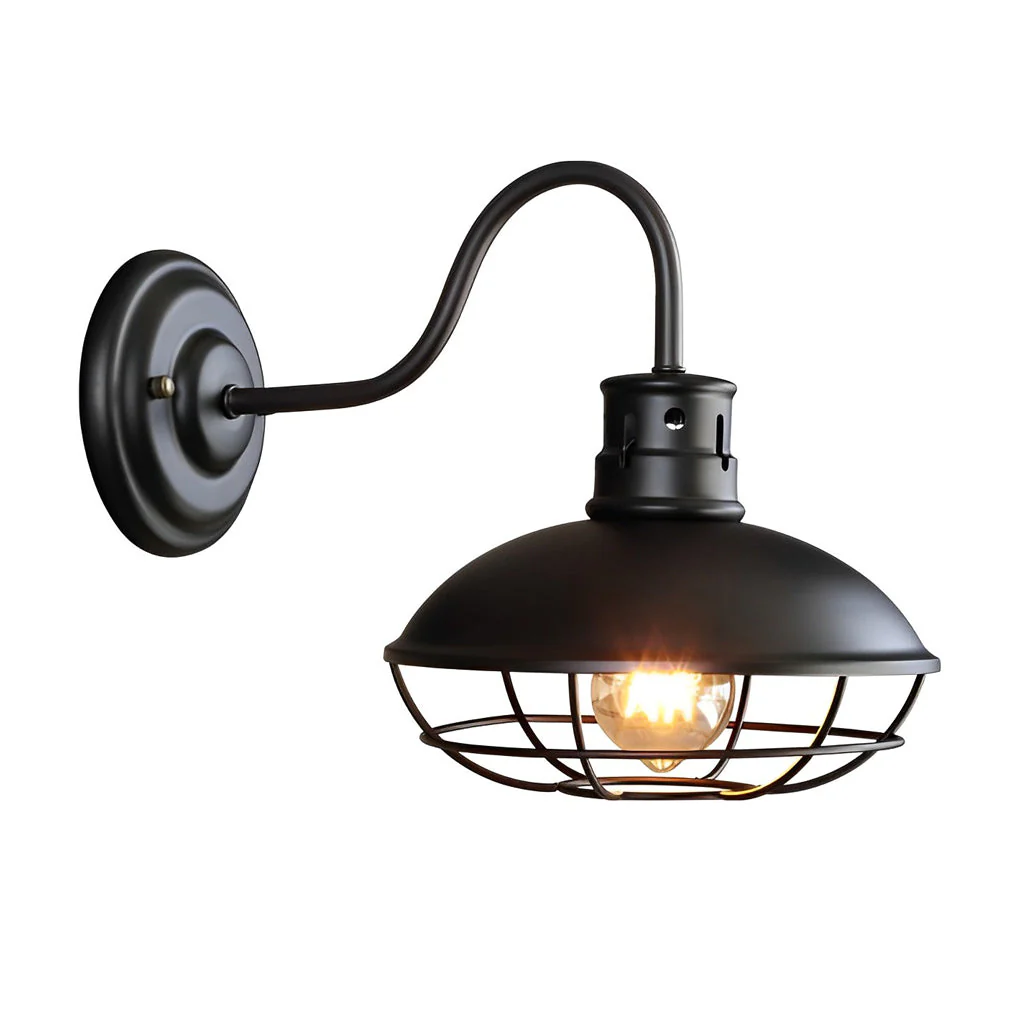 Olivia Retro LED Industrial Outdoor Wall Lights - Image 8