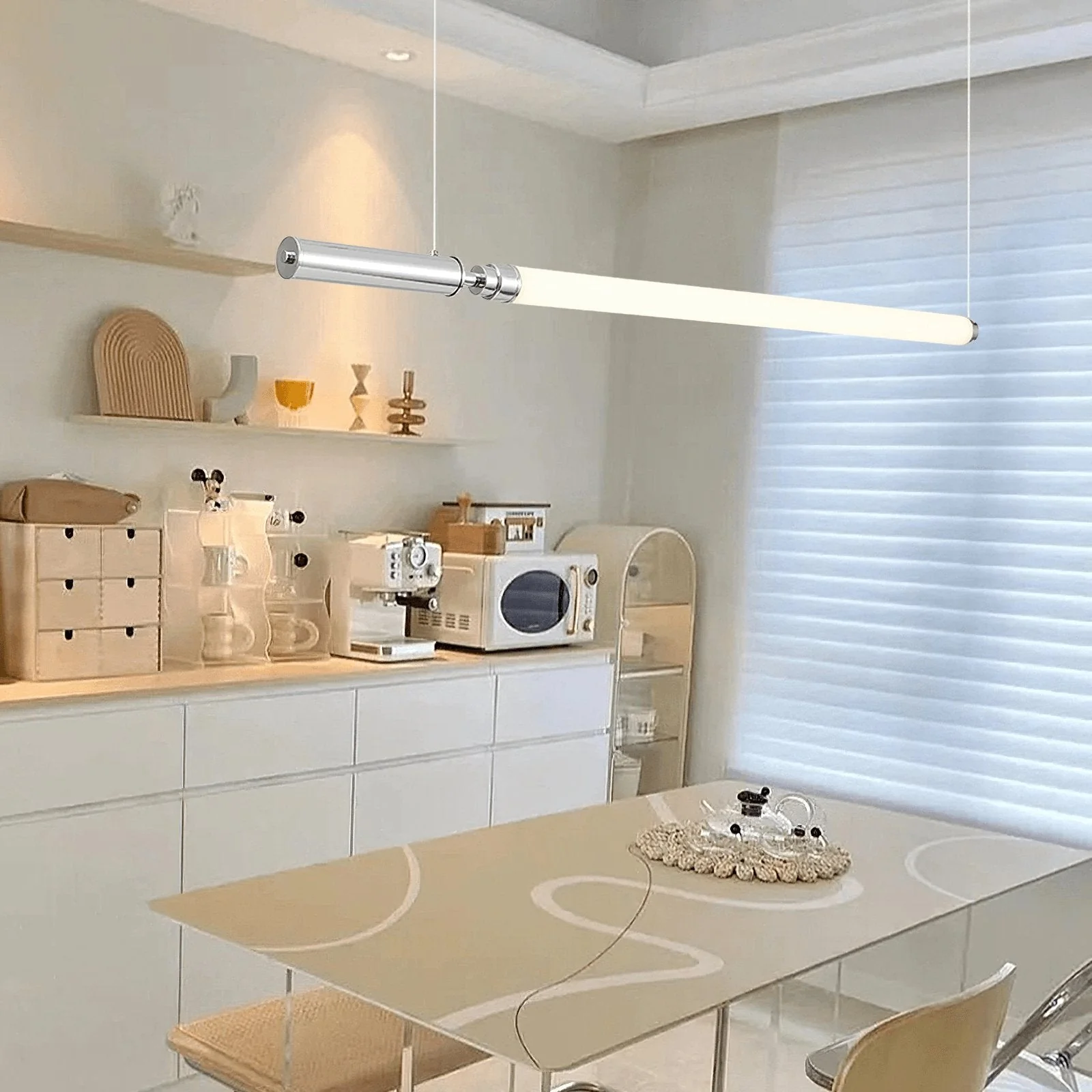 Ollaeos Modern Minimalist Glass Pendant Light - Image 11