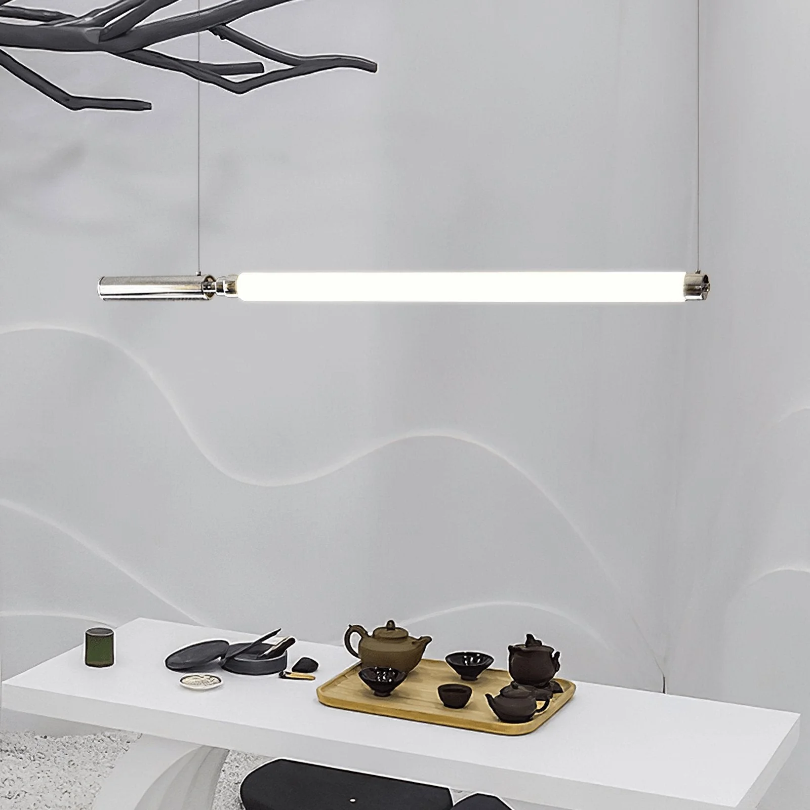 Ollaeos Modern Minimalist Glass Pendant Light - Image 14