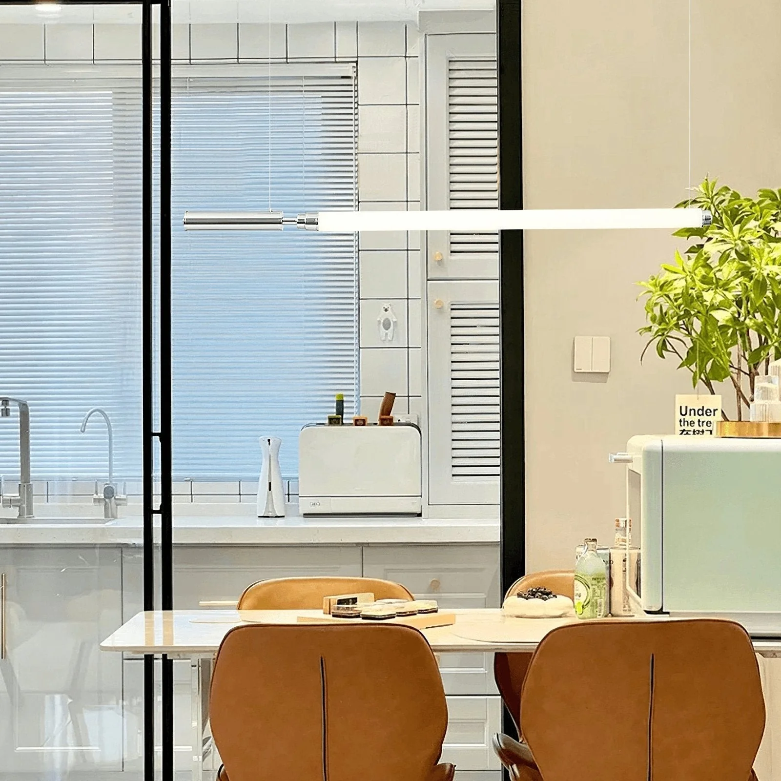 Ollaeos Modern Minimalist Glass Pendant Light - Image 15