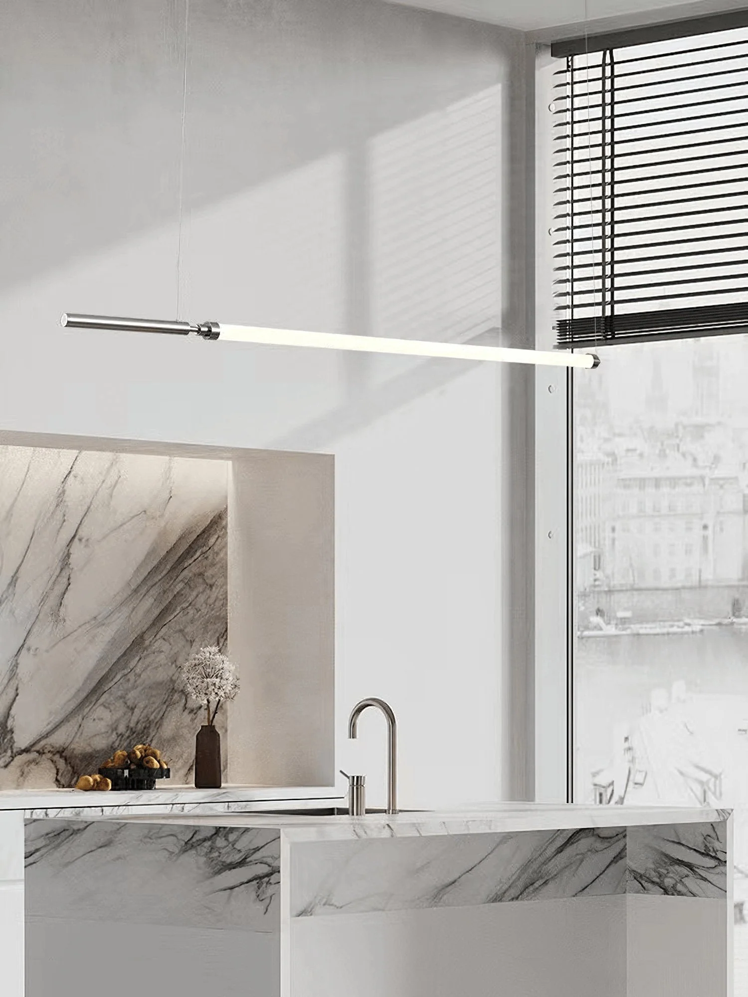 Ollaeos Modern Minimalist Glass Pendant Light - Image 18