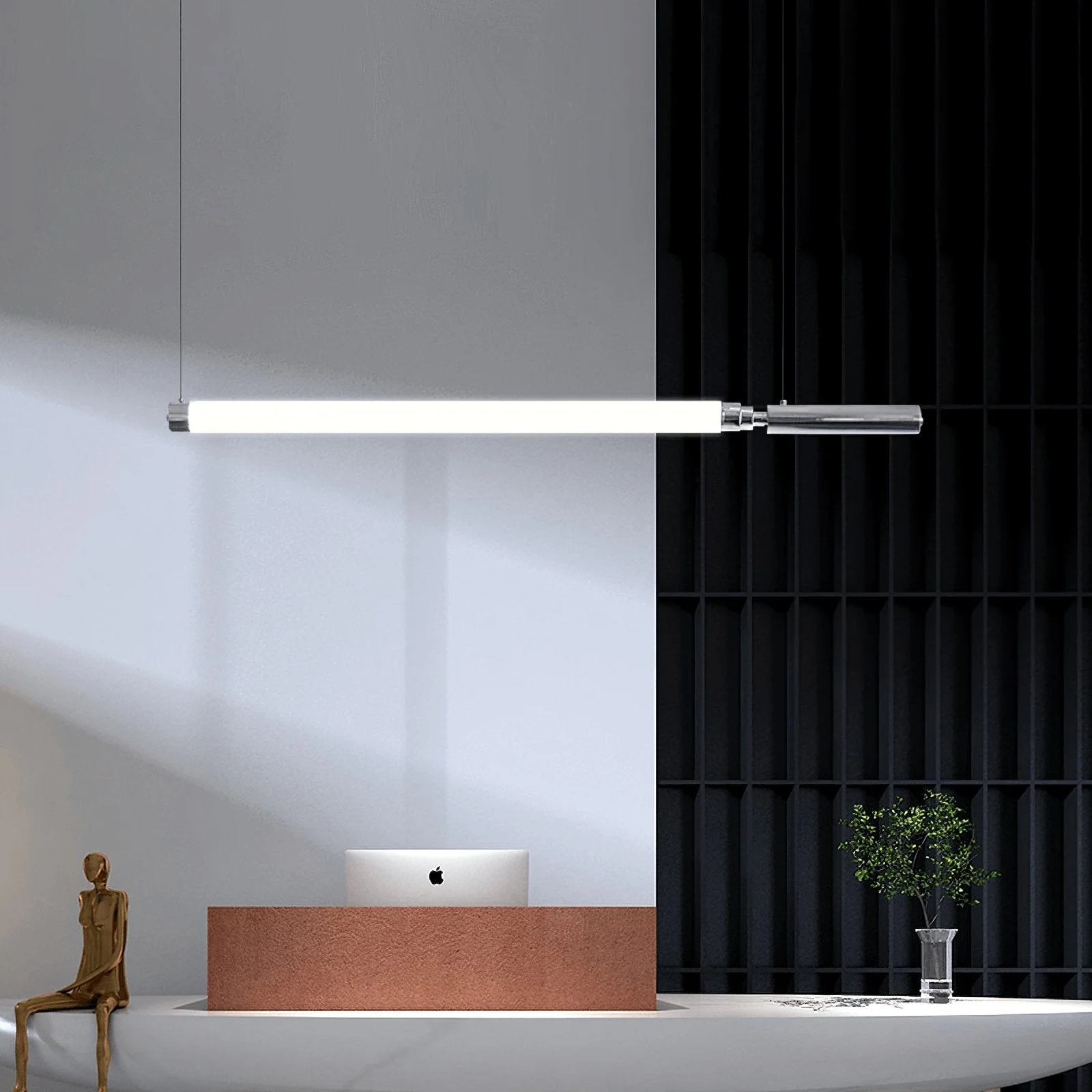 Ollaeos Modern Minimalist Glass Pendant Light - Image 7